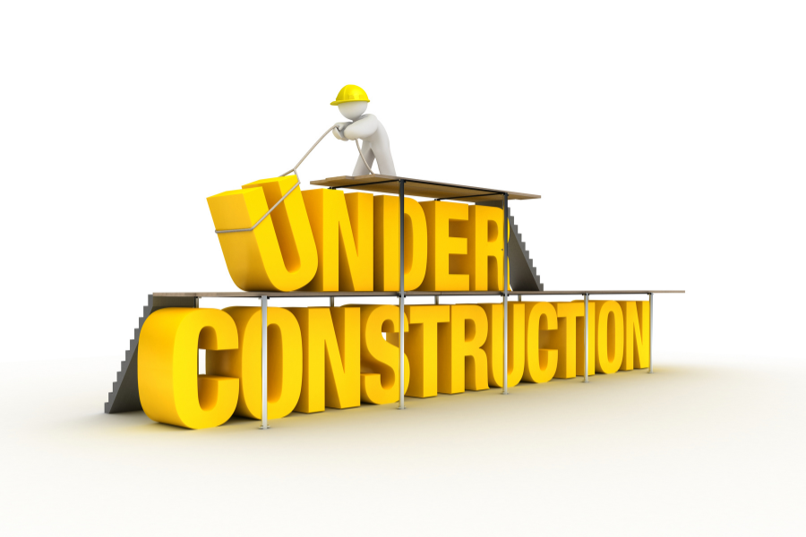 under construction