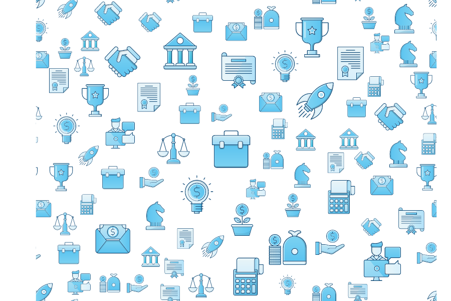icons to illustrate business and legal implications